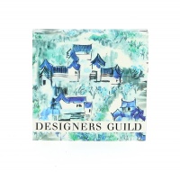 Designer Guild Classic Sticky Note Set Jade Temple Cornflower print